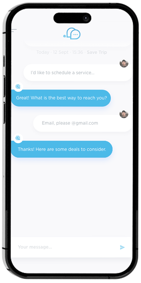 Contractor reviewing VIIRL marketing on phone