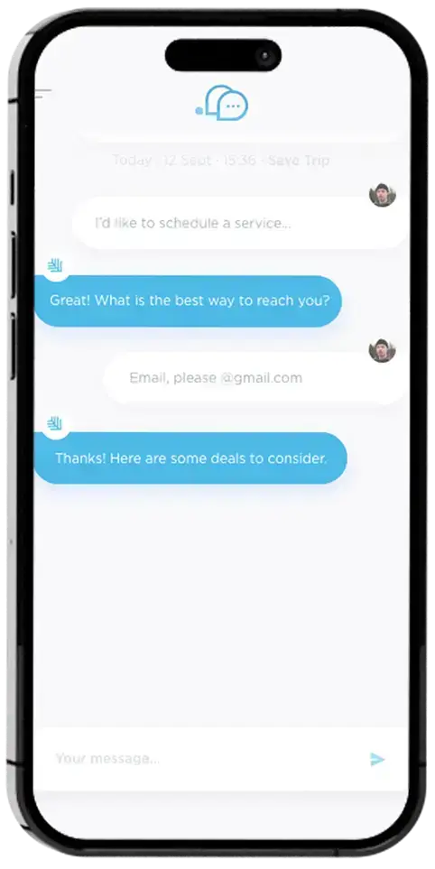 Contractor reviewing VIIRL marketing on phone
