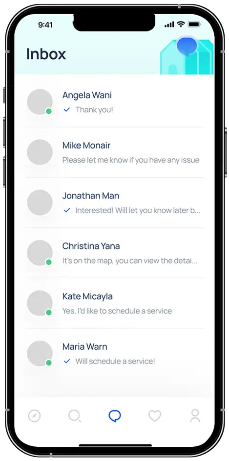 Fast Thumbtack lead response on mobile phone