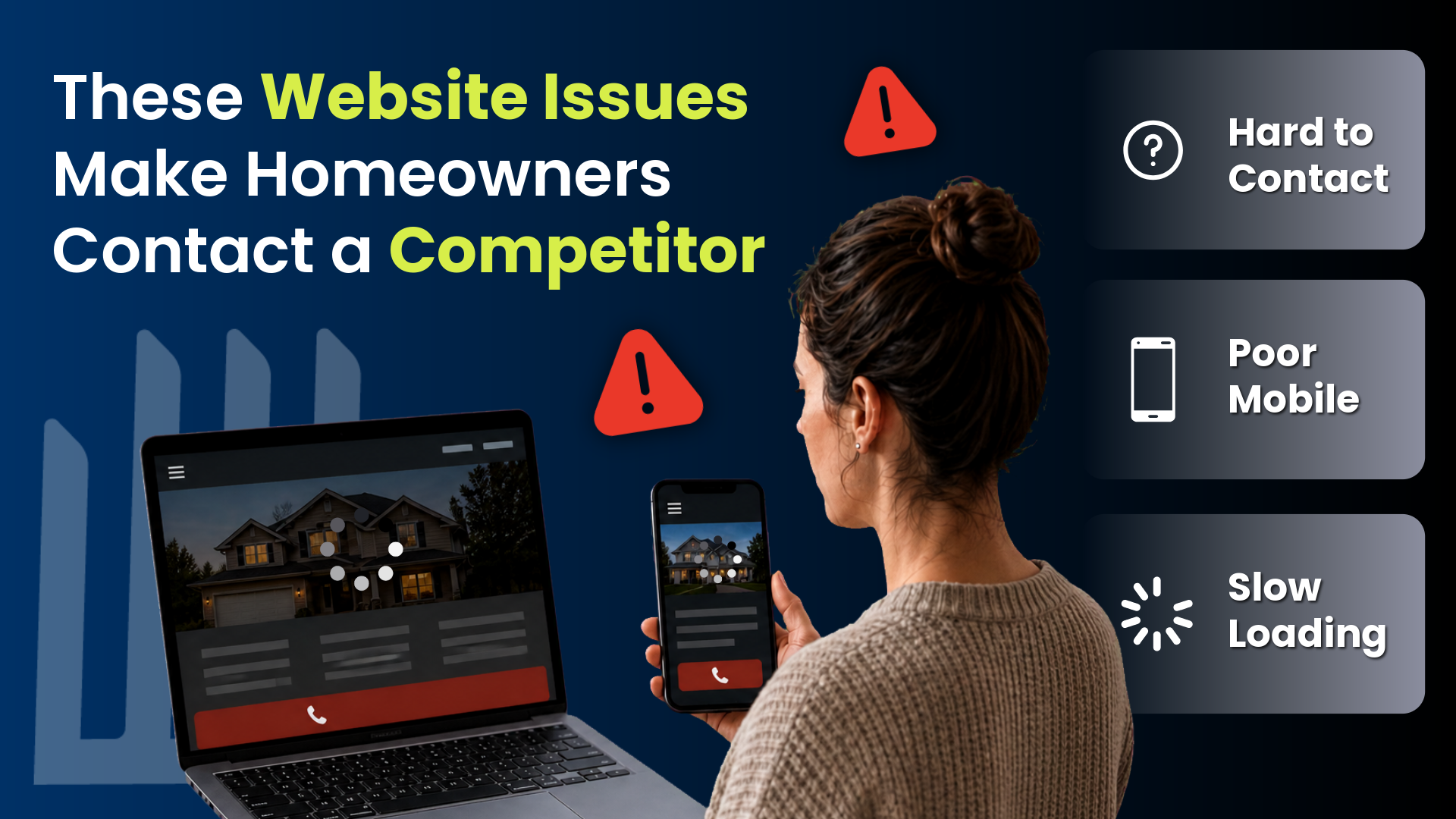 Website issues costing customers